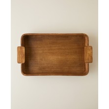 English Home Katie Mdf Dekoratif Tepsi 45x7 cm Kahverengi