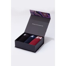 Paul Kenzie Galaxy Erkek Boxer Desenli Slim Fit 3'lü Paket Renkli Konforlu Kullanım