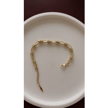 Liva Accessories Nova - Altın Kaplama Unisex Bileklik