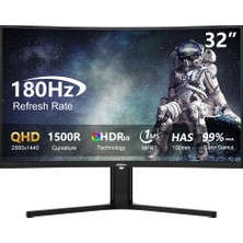 Dahua LM32-E330CA 32″ 200Hz 1ms 2k Va Curved Gaming (Oyuncu) Monitör