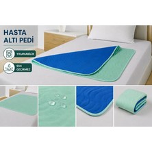 Ata Exclusive Fabrics Abso 5 Katlı Yıkanabilir Emici ve Sıvı Geçirmez Hasta Altı Bezi( 75X90 Cm)