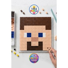 1024 Parça Puzzle - Çocuklara Özel Minecraft Tarzı Karakter Tasarımı - Yeni Nesil Pratik ve Duyusal Zeka Gelişimi - 1024 Parça Puzzle