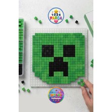 1024 Parça Puzzle - Çocuklara Özel Minecraft Tarzı Karakter Tasarımı - Yeni Nesil Pratik ve Duyusal Zeka Gelişimi - 1024 Parça Puzzle