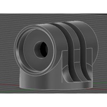 By Ektiren Düşük Profilli GOPRO/DJI/INSTA360 Aksiyon Kamerası Montaj Aparatı