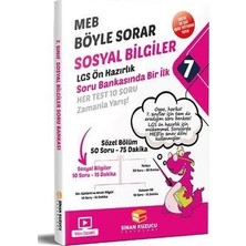 Sinan Kuzucu Yayınları 7. Sınıf Meb Böyle Sorar Sosyal Bilgiler Soru Bankası Video Çözümlü Eğitim Seti