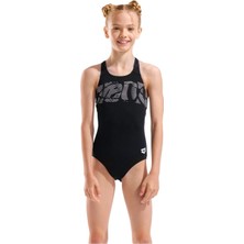 Arena Graphic Swimsuit V Back Kız Çocuk Mayo 006680501