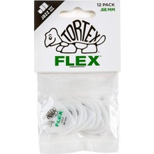 Jim Dunlop 468P088 Tortex Flex Jazz Iıı 12'li Paket Pena (0.88 Mm)