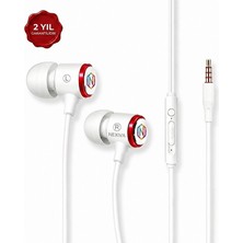 Nexiva iphone Samsung Xiomi Redmi Oppo Vivo ile Uyumlu Kulak Içi Kablolu Mikrafonlu Kablolu Kulaklık