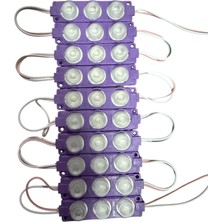 Replax Camlı Parmak LED Lamba Mor 24 Volt Su Geçirmez 10,lu 3m Bantlı Kesilebilir BR0409934