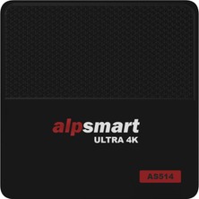 Alpsmart AS514 Android TV Box 4GB RAM 32GB Depolama Android 12 Ses Komutlu ve HDMI Bağlantılı