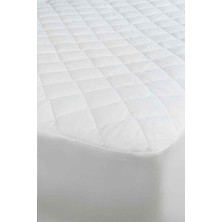MYCEY 200X200 cm Sıvı Geçirmez Fitted Kapitoneli Yatak Koruyucu Alez Çift Kişilik