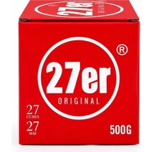 27 Er Original 27 mm Küp Nargile Kömürü 500 gr – Hindistan Cevizi Kabuk Kömürü