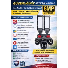 Linas Sokak Lambalı 4g   2 Kameralı  Güvenlik Kamerası