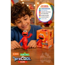 Toyfest Susam Sokağı Blokees Sesame Street Elmo Figür Model Kit Hareketli Oyuncak 13 cm