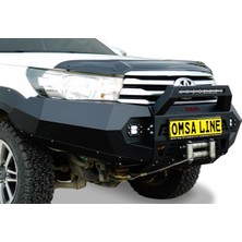 Omsa Toyota Hilux Dakar Çelik Ön Tampon Sensörlü-Sensörsüz 2015-2020 Arası