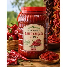 Hataylım Organik Biber Salçası Acı 3kg Pet Güneş Kurusu