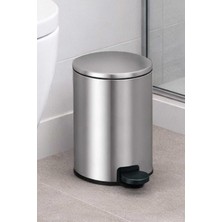 Primanova Cigo Compact 3 Lt Banyo Mutfak Ofis Çelik Çöp Kovası - Metalik