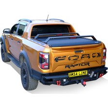 Omsa Isuzu D-Max Dakar Kasa Üstü Ara Atkı 2 Parça Siyah 130-177CM 2012-2019 Arası