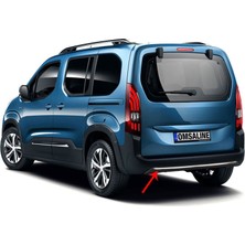Omsa Opel Combo E Krom Arka Tampon Difüzör Çıtası 2019 ve Sonrası
