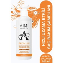 Aimi Grow Up Hızlı Uzama Etkili At Kuyruğu Saç Bakım Şampuanı 500 ml