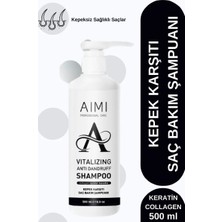 Aimi Anti Dandruff Kepek Karşıtı Canlandırıcı Saç Bakım Şampuanı 500 ml