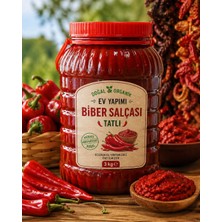 Hataylım Organik Biber Salçası Tatlı 3kg Pet Güneş Kurusu