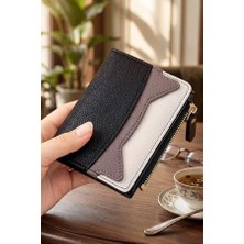 Zurafa Shop Siyah Renk Kadın Deri Cüzdan/kartlık Hediye