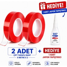 Genaric 2 Adet Çift Taraflı Bant Alana 1 Adet Japon Yapıştırıcı Hediye!