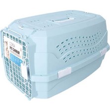 Bezos Corsa Carriers Kedi ve Küçük Irk Köpek Taşıma Kabı Mavi Small 47,5X32X26 cm