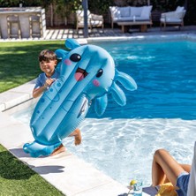 Toha Intex Sevimli Axolotl Tasarımlı Şişme Deniz Yatağı Tutma Kollu 117X107 cm 3+ Yaş