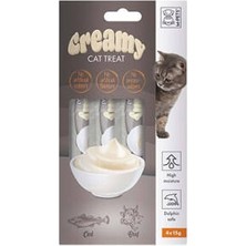 Bezos Morina Balıklı ve Biftekli Krema Kedi Ödül Maması 4X15 gr