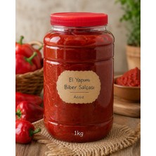 Hataylım Organik Biber Salçası Tatlı 1kg Pet Güneş Kurusu