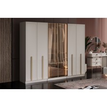 Doressa Soul 6 Kapılı Reflekte Camlı Gardırop