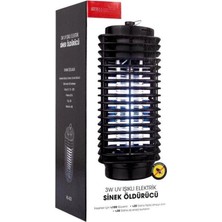 Gucso Sinek Öldürücü 3W Uv Işıklı Elektrikli Böcek Kovucu Cihaz Sivrisinek Lambası Sessiz Gece Kullanım Için Ev Tipi Haşere Tuzak Lambası