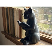 By Ektiren Entelektüel Kedi Biblo / Dekoratif & Hediyelik