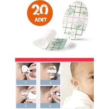 Kitchen Dream 20 ‘li Bebek Çocuk Kulak Için Su Geçirmez Bant Duş Kuaför Havuz Yüzme Kulak Koruyucu
