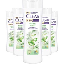 Clear Women Kepeğe Karşı Etkili Şampuan Bitkisel Sentez 350 ml x 5 Adet