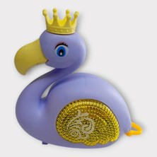 Aycer Kurmalı Işıklı Sevimli Flamingo - Mor (Lisinya)