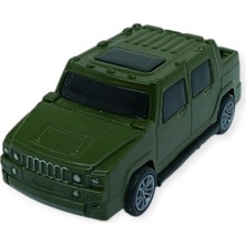 Aycer Çek Bırak Arabalar 10 cm - Yeşil Çift Kabin Pick-Up (Lisinya)