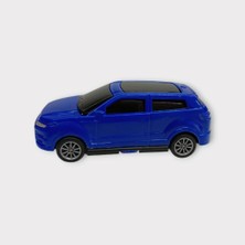 Aycer Çek Bırak Arabalar 10 cm - Mavi Hatchback (Lisinya)