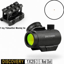 Discovery Discovert 1X25MM Ds Kırmızı Yeşil Nokta Nişangah Reddot