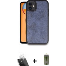 Marsilyan™- iPhone 11 Kılıf Kıvılcım Işık Serisi - Siyah Joko Magic 5d Hayalet Cam + Kamera Lens Koruma Cam - Sf