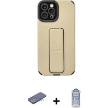 Marsilyan™- iPhone 12 Pro Max Kılıf Çekirdek Yansıma - Siyah Joko Magic 5d Cam + Renkli Kamera Lens Koruma Cam - Mı