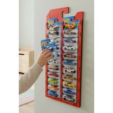 My Kids Room 20 Araba Sergileme Rafı – 20'li Regular Kart Standı | Ahşap Koleksiyon Standı