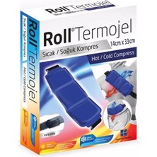 Roll Termojel Sıcak Soğuk Kompres Jel Paketi 14X33 cm — Bel Sırt Karın Boyun Ağrı Pedi