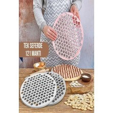 Kitchen Dream Pratik Mantı Kalıbı Mantı Kesme Aparatı Büyük Boy Mantımatik 32 cm 121 Adet Mantı