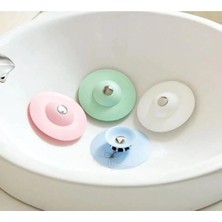 Kitchen Dream Silikon Lavabo ve Küvet Tıkacı Süzgeç, 2 Fonksiyonlu Gider Kapatıcı Renkli