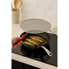 Kitchen Dream Yağ Sıçratmaz Kapak Kızartma Tel Süzgeç 29CM