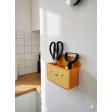 Kitchen Dream Iki Bölmeli Sevimli Ekmek Figürlü Manyetik Mutfak Düzeni Mıknatıslı Buzdolabı Kaşıklık ve Askısı