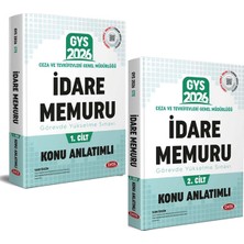 Data Yayınları 2026 Gys Cte Idare Memuru Ceza ve Tevkifevleri Görevde Yükselme Sınavı Hazırlık Kitabı 2 Cilt